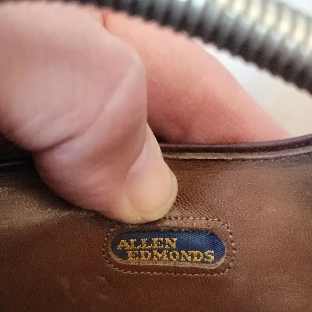 Allen Edmonds Black Leather Loafers Slip-Ons